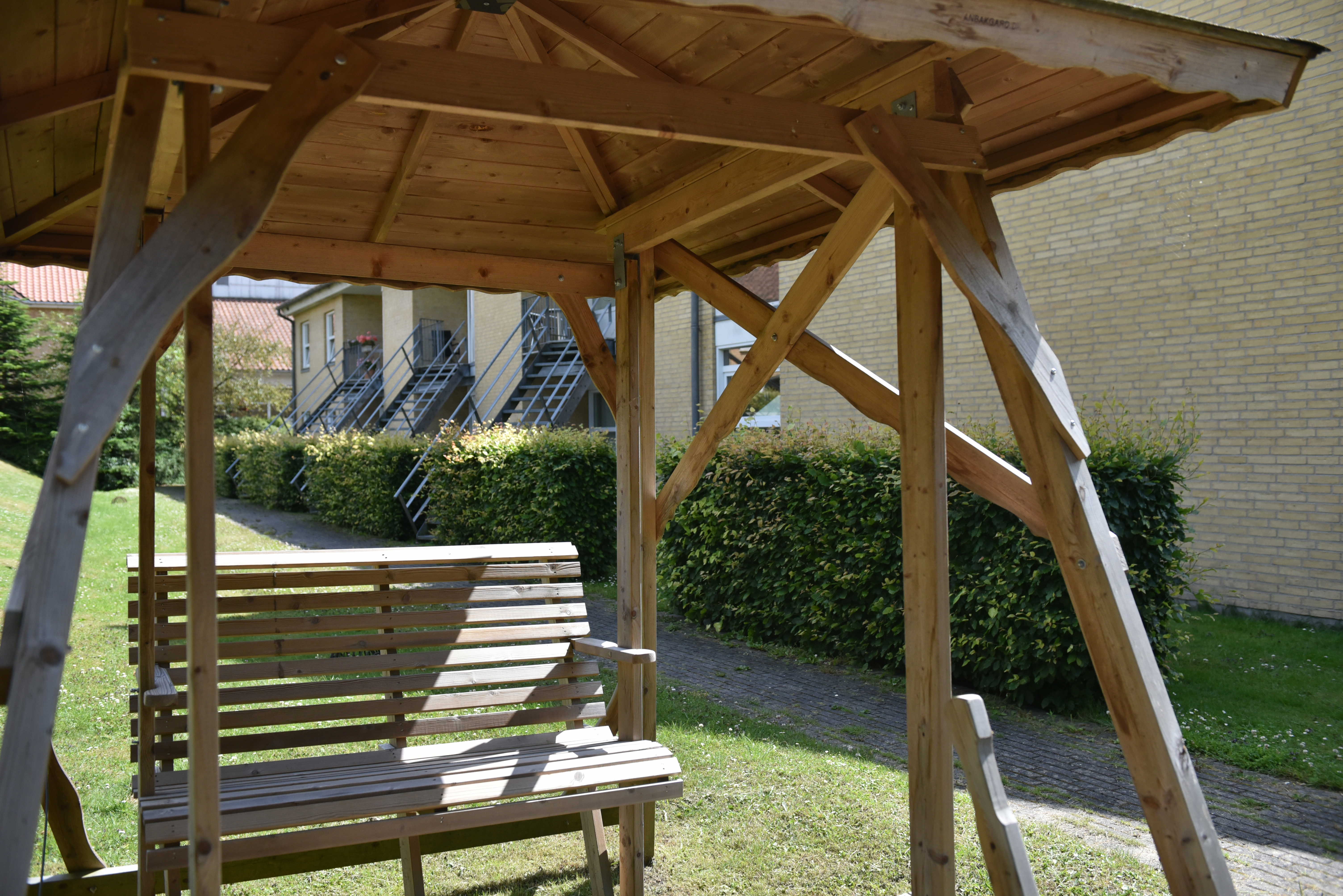 En del af udeområdet på Borupvænget